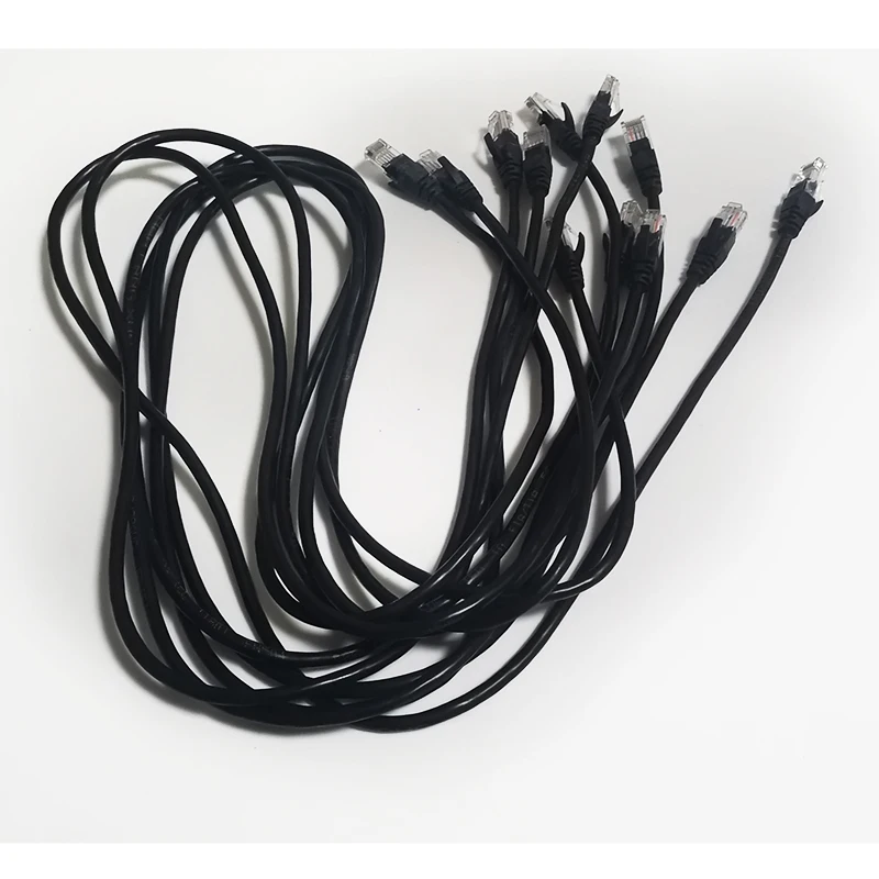 10Pcs/Lot 1200mm / 1.2meter RJ45 Indoor and Ooutdoor LED Display Network Cable