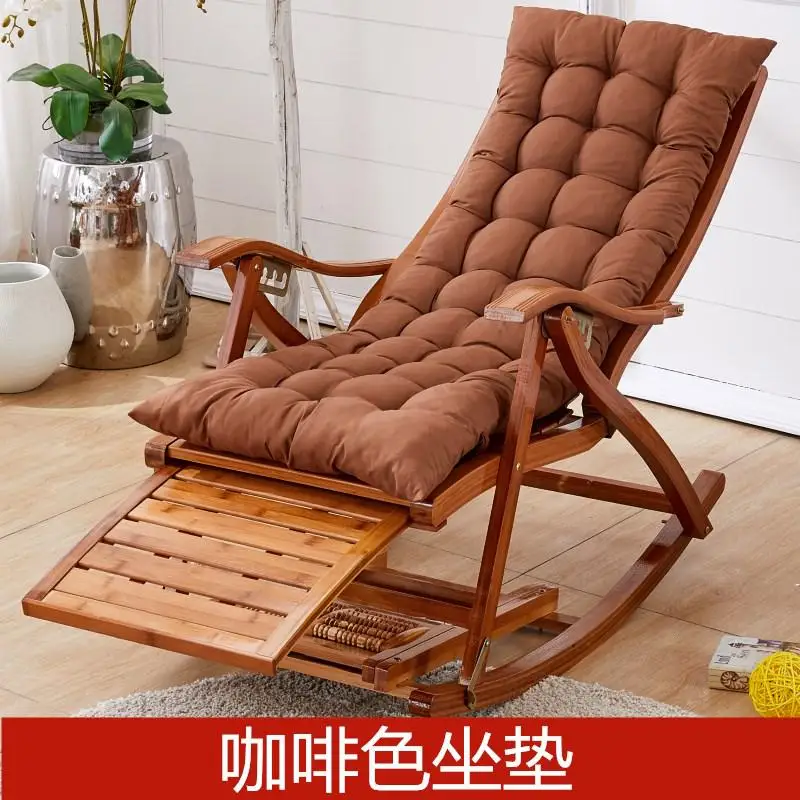 Бамбуковое кресло-качалка для дома, балконное кресло-качалка, кресло-качалка для взрослых, кресло-качалка для обеда, кресло для отдыха, повседневное деревянное кресло для пожилых людей - Цвет: Style 7