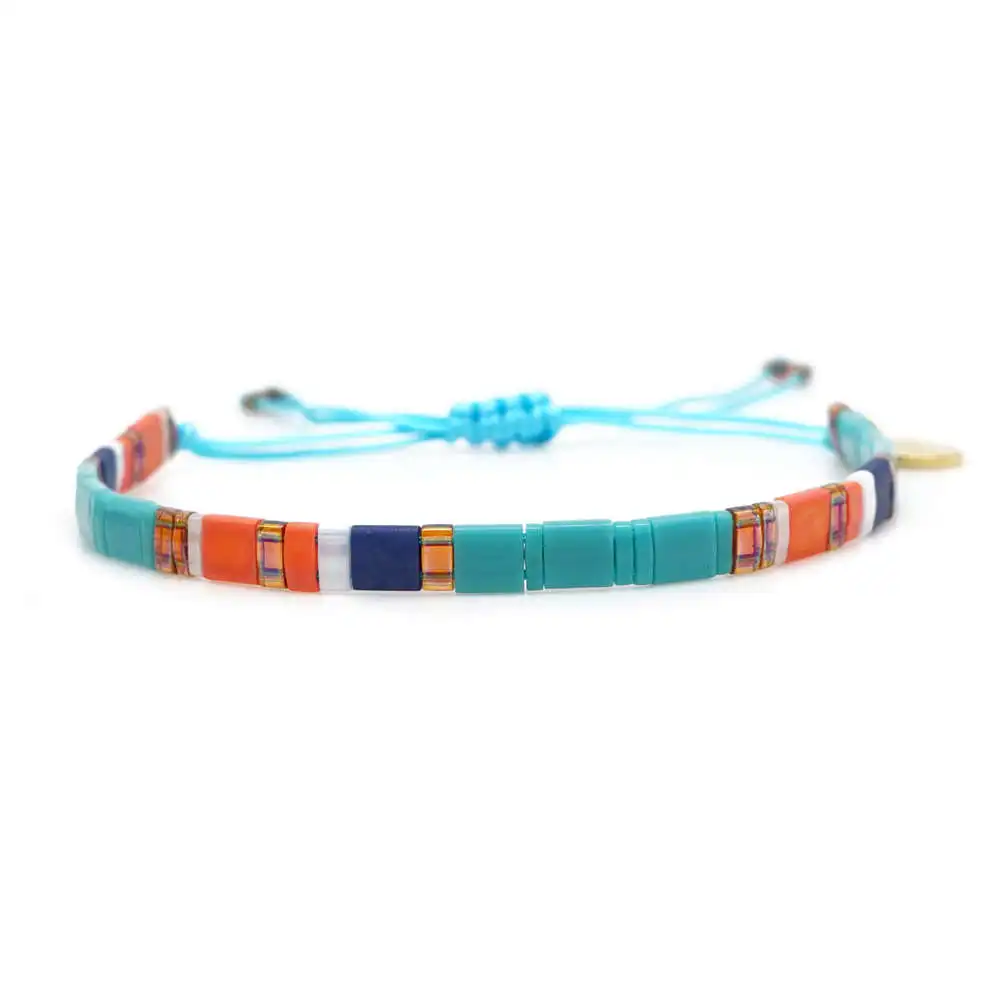 Go2boho Miyuki Tila браслет с бусинами, браслеты для женщин, Летний пляж, Boho Pulseras Mujer, ювелирные изделия, красочные, Insta Janpan Miyuki joyeria