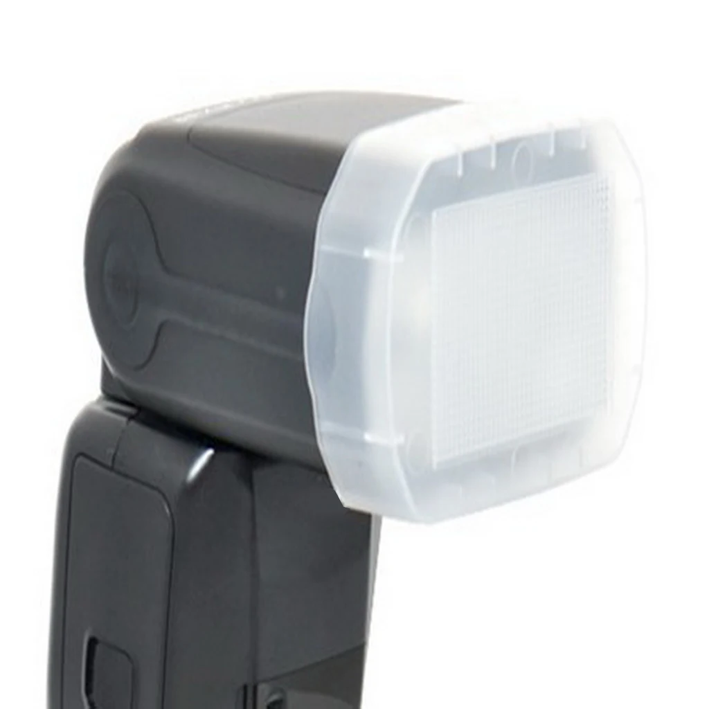 2pcs Plastic White Bounce Dome Diffuser For  Speedlite 600EX 600 EX