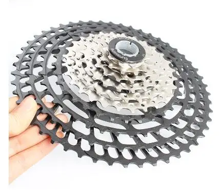 SUNSHINE-SZ10Speed SLR 2 кассеты 11-50T широкоугольный Сверхлегкий 372g CNC Freewheel MTB горный велосипед запчасти для m6000 7000