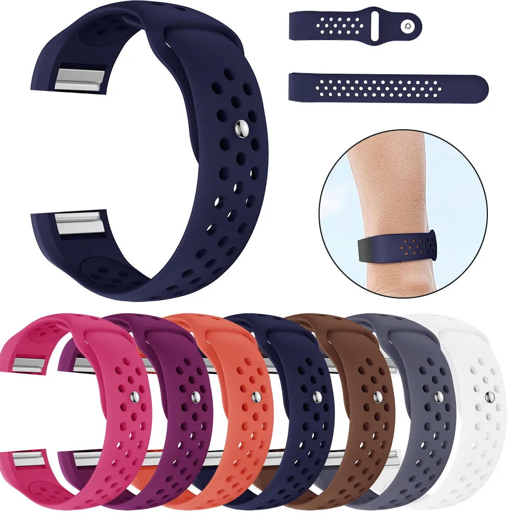 

Fashion Sports Silicone Printed Watchband For Fitbit Charge 2 Strap Quick Release Wrist Band Replacement Band #P3