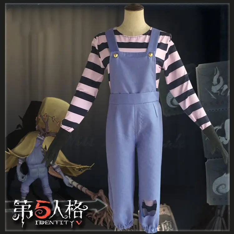 Game Identity V Cosplay Axe Boy Robbie White Cosplay Costume Original Skin Cosplay Clothes Halloween Party Costume Unisex