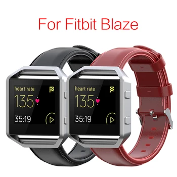 

2019 Newest Luxury Wristband Leather Watch Strap Band For Fitbit Blaze
