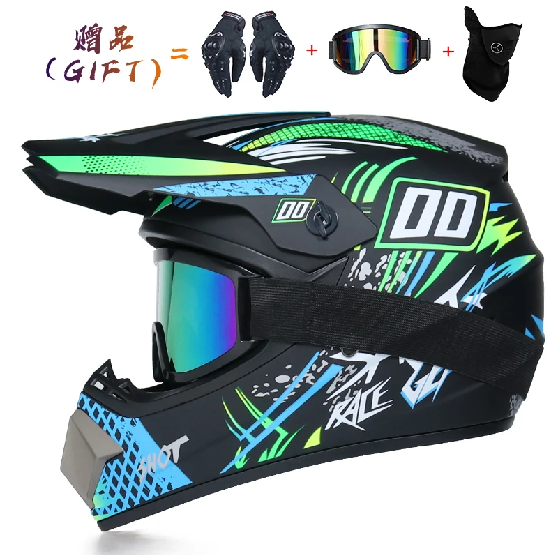 Casco Moto uomo Casco Motocross ATV Casco Moto integrale Cross Downhill  Casco fuoristrada uomo Casco Moto ECE - AliExpress