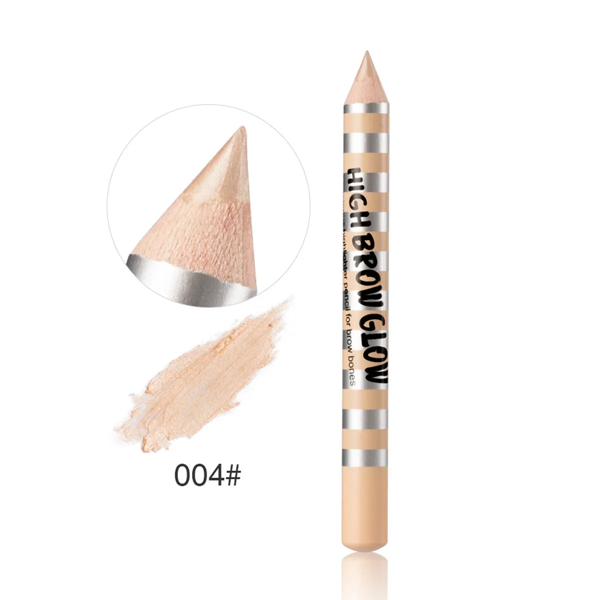 LANBENA Хайлайтер для бровей ручка Четырехцветная осветляющая перламутровая консилер лежа шелкопряда ручка - Цвет: C