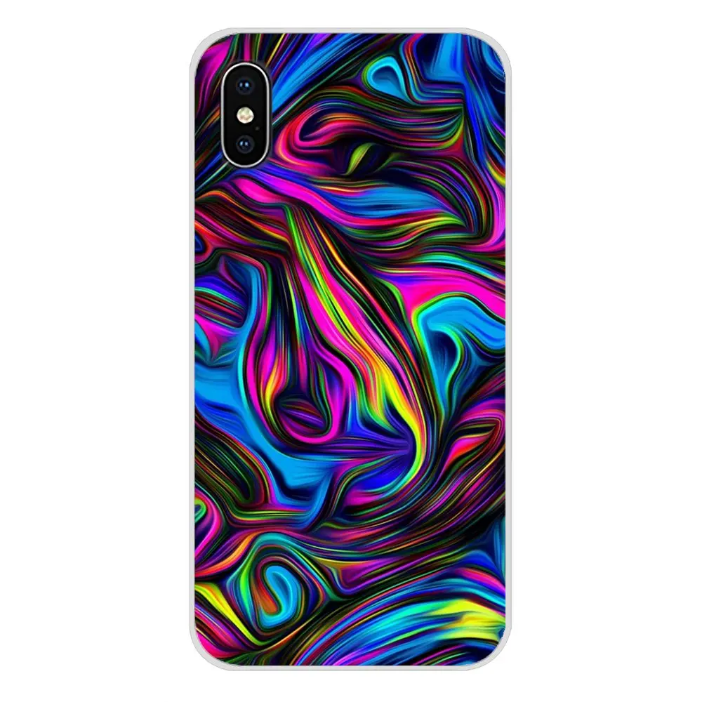 Для Apple IPhone X XR XS 11Pro MAX 4S 5s 5C SE 6S 7 8 Plus ipod touch 5 6 Чехлы для мобильных телефонов психоделический, с индийской спиралью знак мира инопланетянин - Цвет: images 11