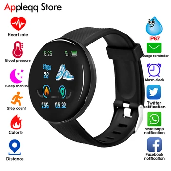 

2020 women fashion watch Bluetooth Smart Watch D18 BT4.0 Smart Watch Sleep Monitoring Fitness Tracker Bracelet for Android Ios