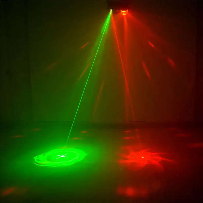 AUCD 20 Gobo RG Laser Strobe Par Lamp RGBWY Beam & RGBW Patterns Rotate LED Projector Light DMX DJ Party Home Stage Lighting 132|par lamp|led light