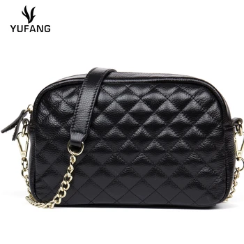 

YUFANG Women Mini Bag Genuine Leather Women Messenger Bag Europe Style Ladies Bag Real Leather Crossbody Bag Women