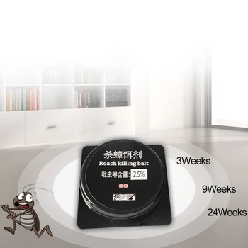 

6pcs Kill Cockroaches Bait Drugs Pest Control Cockroach Repellent Household Cockroach Poison Trap Gel Killer Box Dropship