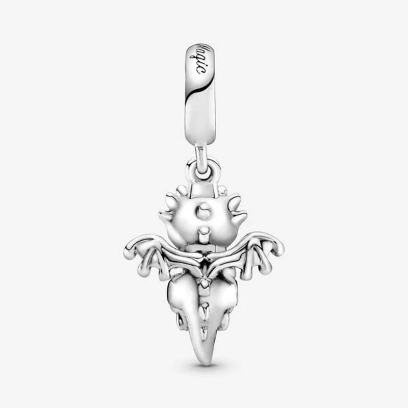 SALE! 925 Sterling Silver Beads You Are Magic Dragon Dangle Charm Fit Original Pandora Bracelets DIY Women Fashion Jewelry Gift 3