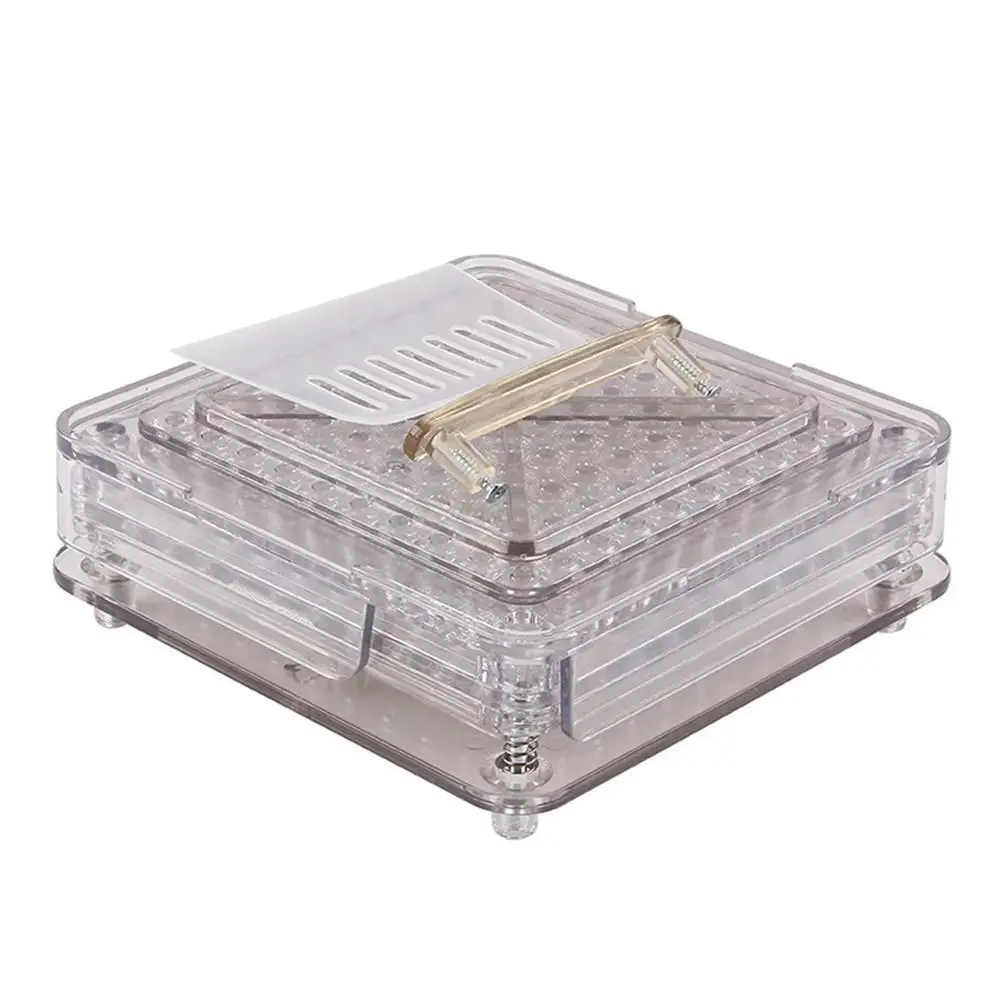 

Capsule Filling Machine 100 Hole Manual Capsule Filling Plate Transparent Acrylic Filling Device Kitchen Supplies Quick Delivery