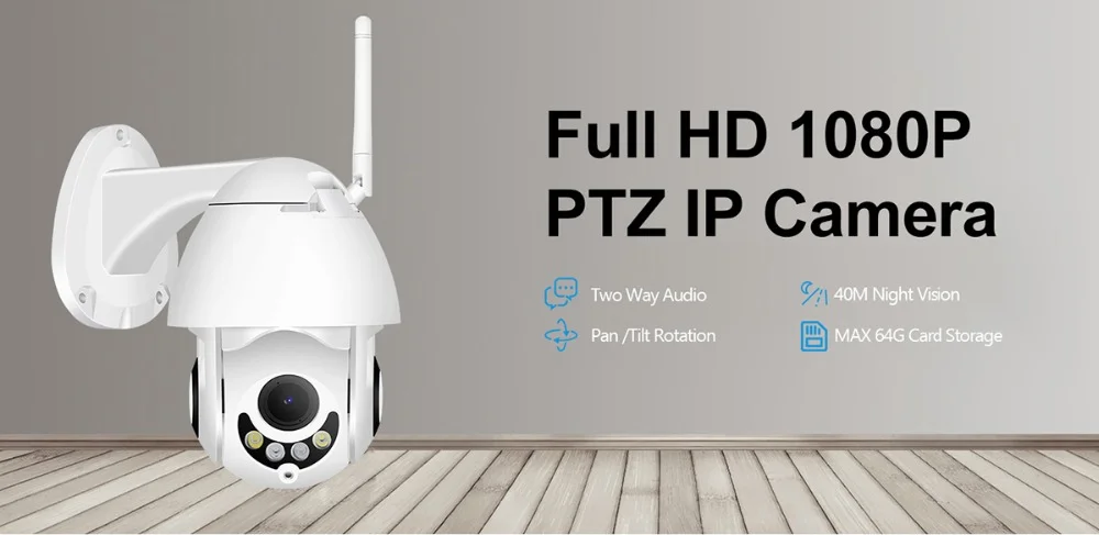 WakeView HD 1080P WiFi IP камера беспроводная Проводная PTZ открытая Мини скоростная купольная CCTV камера безопасности видео камера приложение двухстороннее аудио ONVIF