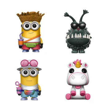 

Games Cartoon Despicable Me Dave 418&Jerry 419&Fluffy 420&Kyle 422 PVC Vinyl Figure Collection Model Toys 10CM