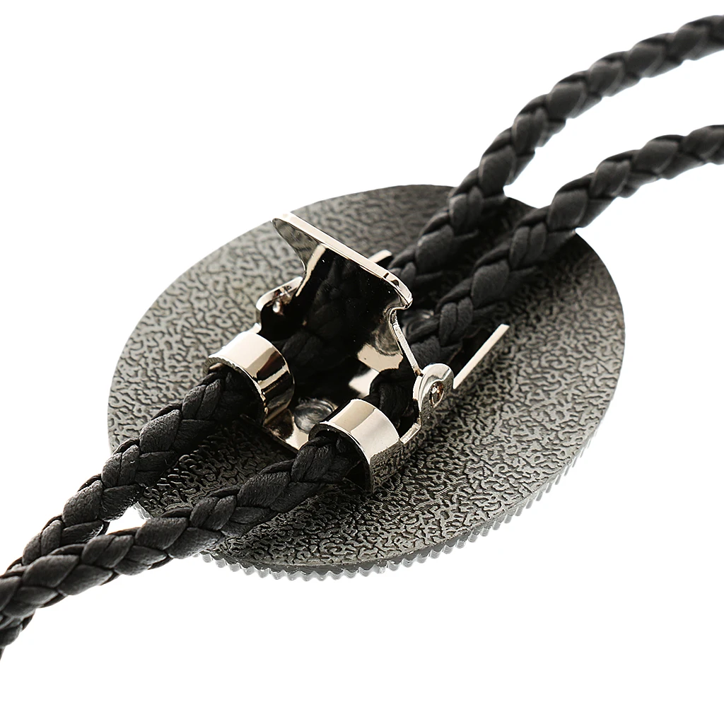 Мужской галстук с ковбойским цветком металлический бирюзовый для костюма или