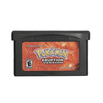 

For Nintendo GBA Video Game Cartridge Console Card Poke Series Eruption English Language US Version