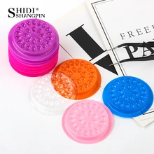 

5/10pcs Grafting Eyelash Glue Tray Eyelash Extension Colorful Eyelash Extension Tools Pads Stand on Eyelash Plastic Makeup Tools