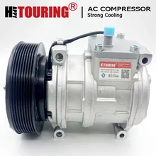 10PA17C компрессор для John Deere 8GR 145 мм 12v AH169875 447200-4930 RE46609 447170-9490 TY6764 447100-2381 447100-2387 RE54254