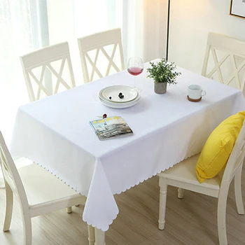 

Withme Tablecloth for Wedding Decorations White Tablecloth on the Table for Rectangle Table Cloth for Party Wedding Decoration