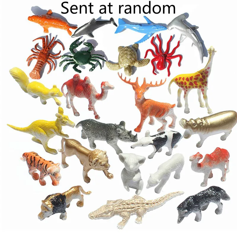 10pcs/lot Mini Dinosaur Model Children's Educational Toys Small Simulation Animal Figures Kids Toys for Boy Gift Animal 8