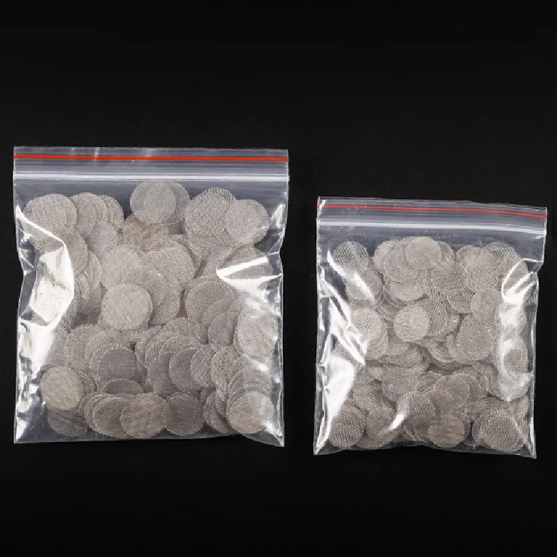 Smoking Accessories Tobacco Smoking Accessories Smoking Pipe Filters Smoking Pipe Hookah Water Pipe 500pcs/pack Thickened Multifunctional Hookah Water Pipe Stainless Steel Tobacco Smoking Metal Filters Smoke Pipe Screen Gauze