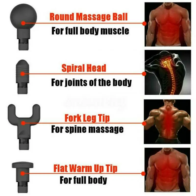 Массажная терапевтическая, для мышц массажер Боль спортивные половый массажер расслабить тело для похудения сброса 4 головки дропшиппинг TSLM1