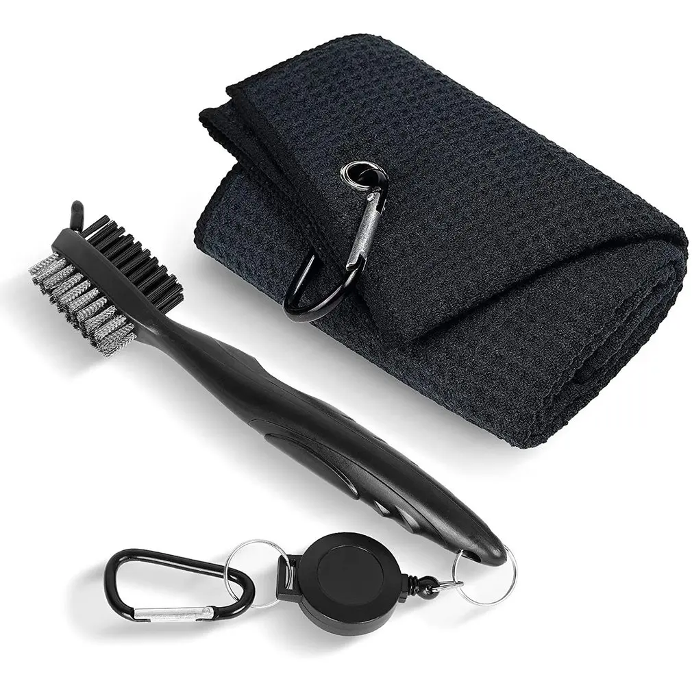 Golf Club Brush Pole Putter Double Sided Luxurious Groove Cleaner Cleaning Brushes for Outdoor Exercise golf accessories | Спорт и