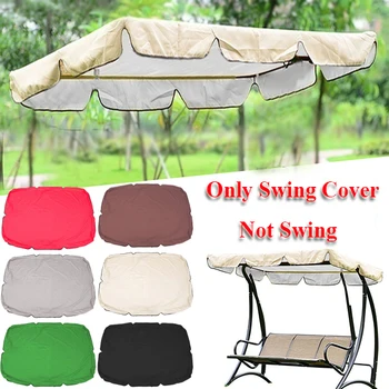 

Garden Swing 3 Seat Chair Canopy Cover Shade Sail Waterproof UV Resistant Outdoor Courtyard Hammock Tent Swing Top Cover NO Fade