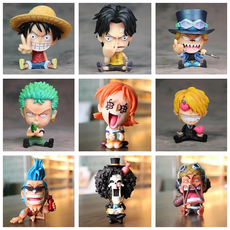 Аниме масштаб 1/10 окрашенная фигурка One Piece Victory Luffy Ace Sabo Zoro Sanji Chopper Nami Usopp мини
