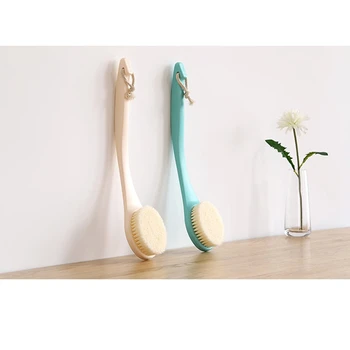 

Long Handle Exfoliating Body Shower Back Brush Massage Scrubber