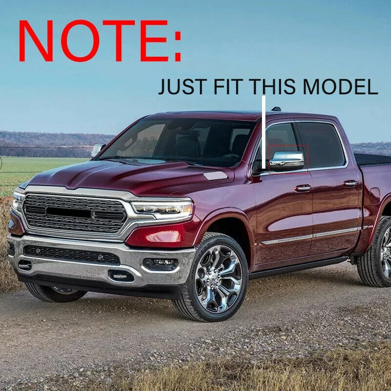 Для Dodge Ram 1500 зеркальные крышки ABS хром Sideview Серебряная накладка
