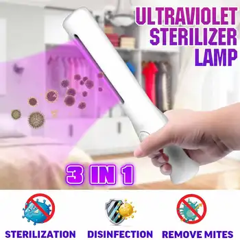 

Home UV Germicidal Lamp UV Sterilizer Light Ultraviolet Light Bulb Ozone Sterilization Lamp Portable Handheld Disinfection Lamp