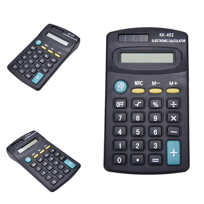 

Pocket Mini 8 Digit Electronic Calculator Battery Powered School Office Company