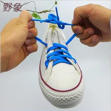 Высокое качество креативные ленивые кнопки полиэфирные шнурки для ботинок сплошные шнурки без галстука шнурки для женщин/детей для спортивной обуви