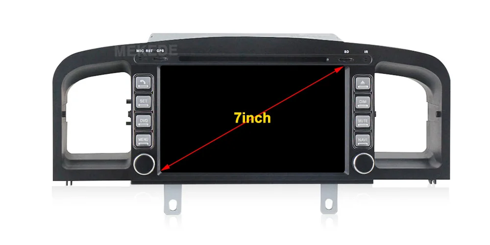 MEKEDE Android8.1 Автомобильный мультимедийный gps-навигация, dvd-плеер для Lifan 620 авто радио с Руль управления Bluetooth WI-FI