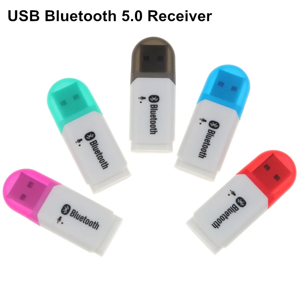 Автомобильный комплект громкой связи bluetooth-приемник USB Bluetooth 5,0 аудио передатчик адаптер для автомобильного динамика MP3 музыкальный плеер Микрофон для телефона