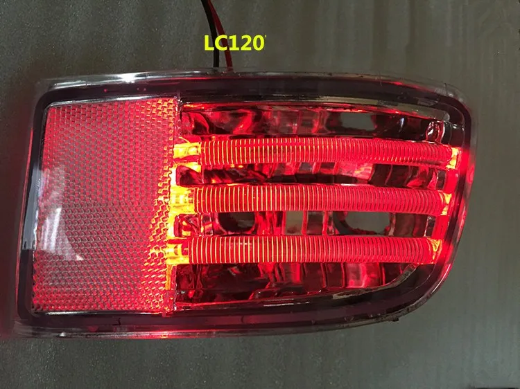 RQXR галогенные/светодиодные фары для заднего бампера противотуманные toyota land cruiser