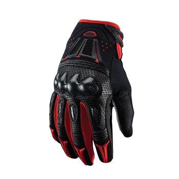 

New One Delicate Fox Bomber Gloves Motorcycle guantes luvas Downhill Bike Mountain Bicycle Racing Gloves Black Red