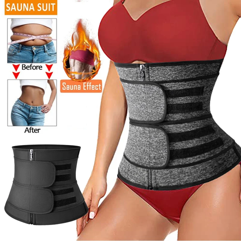 

Waist Trainer for Women Plus Size Neoprene Body Shaper Sauna Sweat Workout Girdle Waist Cincher Trimmer Shaper Belt Shapewear