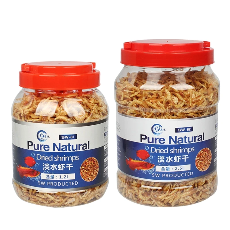 

Natural Tropical Cichlid Turtle Food Dried Shrimp Flowerhorn Carnivore Fish Food