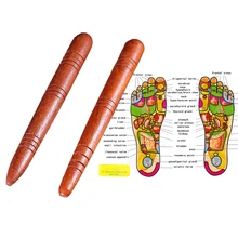 Деревянный спа для ног, физиотерапия, Рефлексология, тайский массаж ног, диаграмма здоровья, бесплатный инструмент для массажа