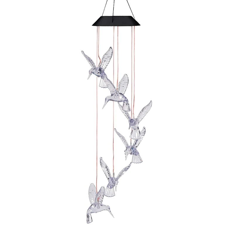 

Solar Powered Wind Chime Light -Waterproof Solar Powered LED Changing Light Color Wind Chime for Home,Party Decoration