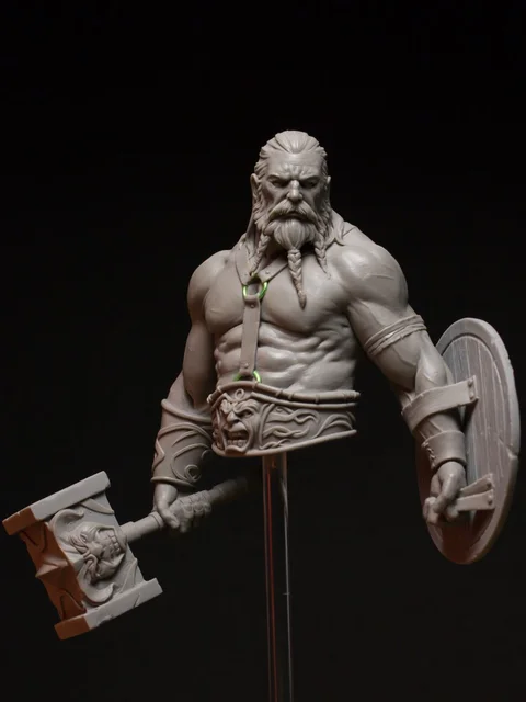 1/10  Resin Model Bust GK，Male role， Unassembled and unpainted kit 6