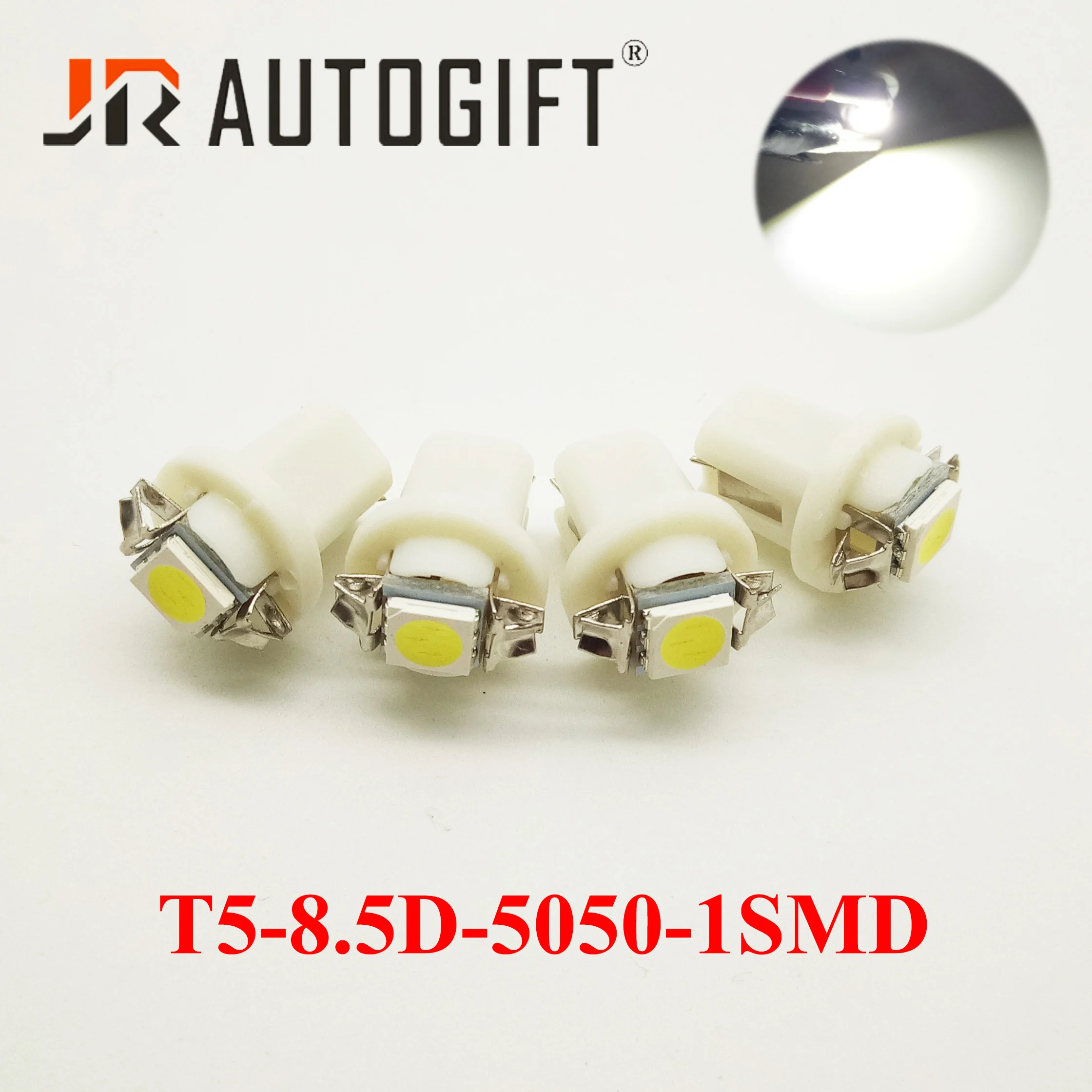 50x T5 B8.5D 8.5D B8.5 B8.3D T8.3D 5050 1LED 12/24 в красный/синий/зеленый/желтый индикатор приборной
