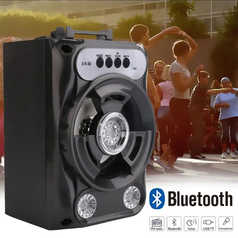 Bluetooth-колонка беспроводная со светодиодный светильник кой поддержка TF-карт