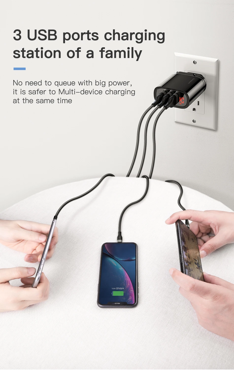 KUULAA Quick Charge 3.0 USB Charger 30W QC3.0 QC Fast