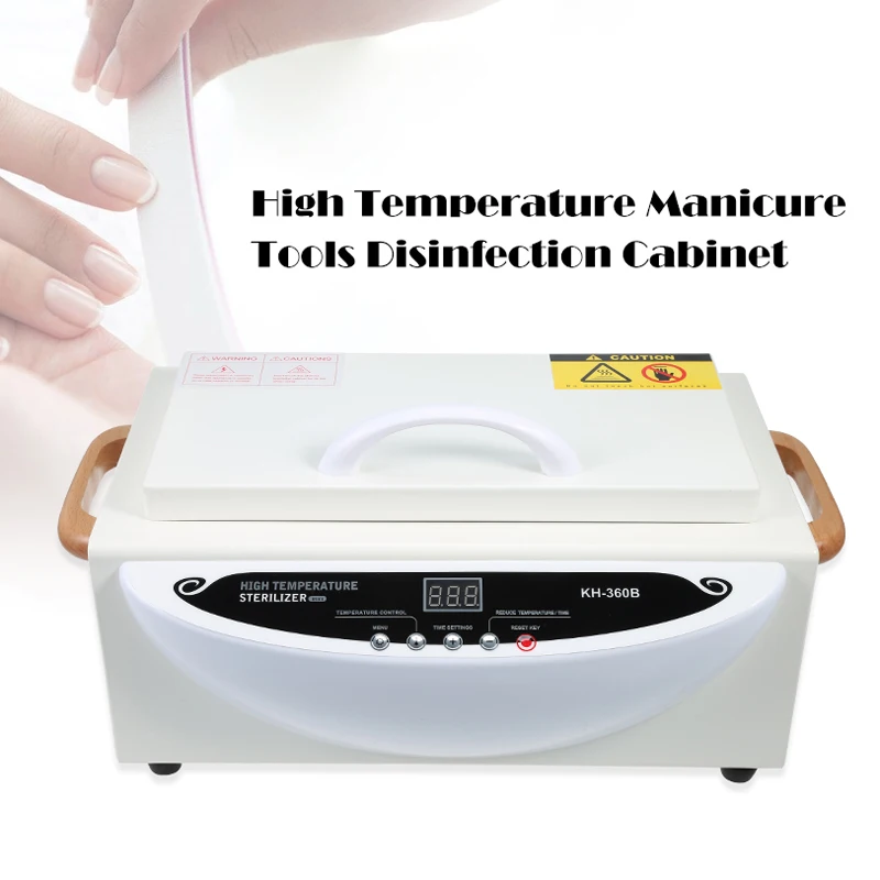 

Gustala 220V Portable High Temperature Nail Tools Sterilizer Electric Manicure Disinfection Cabinet Sterilizing Tool Household