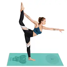 Быстросохнущий портативный складной коврик для йоги полотенце ткань фитнес одеяло мягкая идеальная двухсторонняя Нескользящая впитывающая пот микрофибра