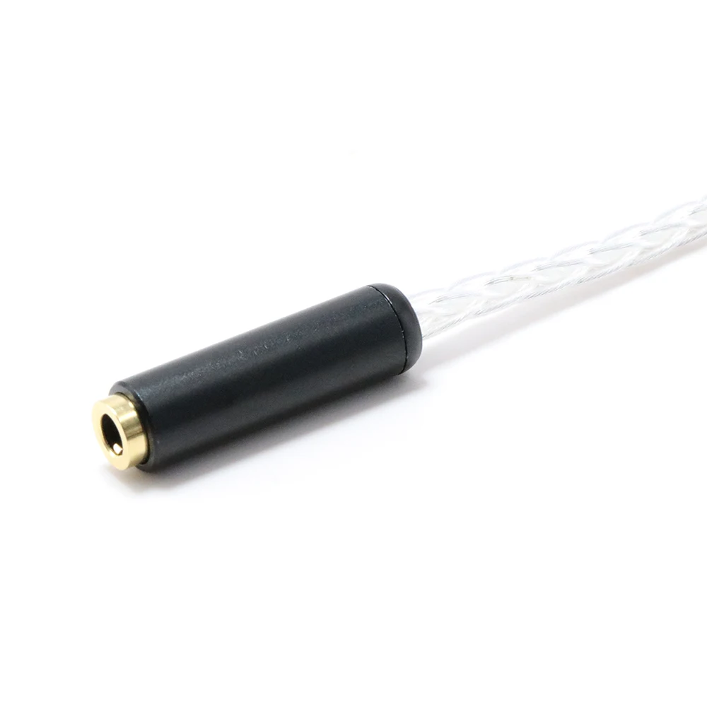 Hi end 3 5mm TRRS Balanced Male to 3 5mm Stereo Female Earphone Cable headphone upgrade cable OCC copper silver plated wire